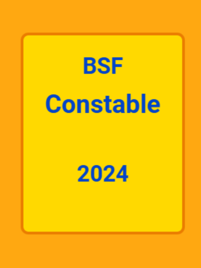 BSF Constable 2024